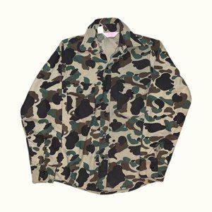 Vintage camo button up shirt